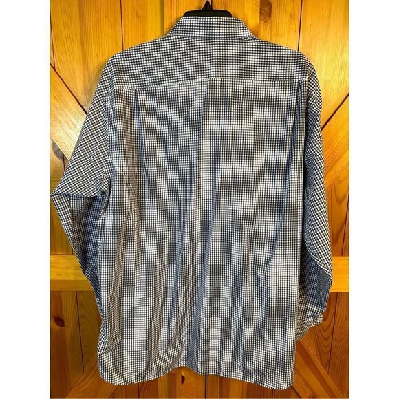 TOMMY HILFIGER Regular Fit Stretch Wrinkle Free Size XL Plaid Button Up (4137) - Picture 6 of 6